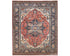 9x12 Rust Blue Aryana Afghan Hand Knotted Veg Dye Wool Area Rug